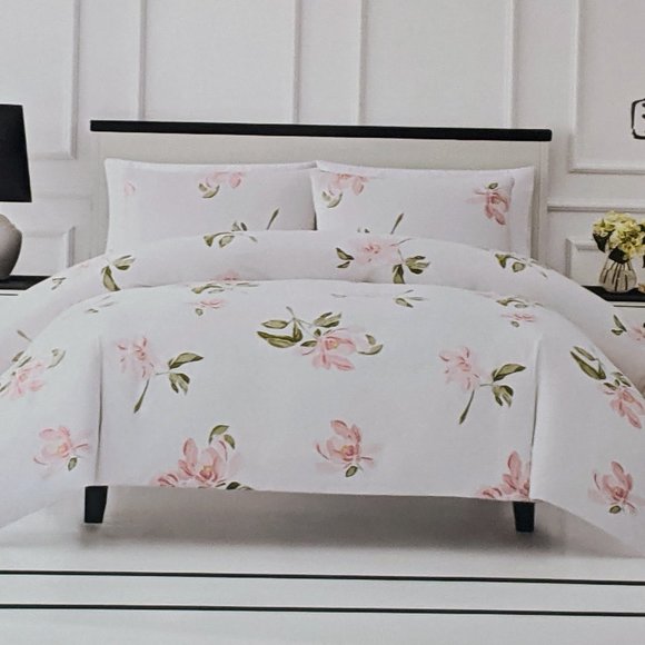 Breezy Magnolia Floral Comforter Set 